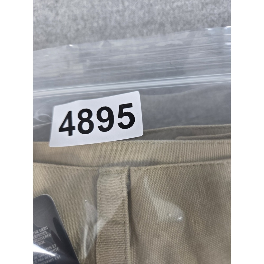 Greg Norman Golf Shorts Mens 32 Dress Chino Pleated Khaki Walking Preppy NEW - Picture 9 of 9